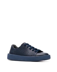 dunkelblaue Leder niedrige Sneakers von Camper