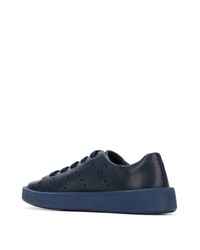 dunkelblaue Leder niedrige Sneakers von Camper