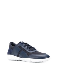 dunkelblaue Leder niedrige Sneakers von Tod's