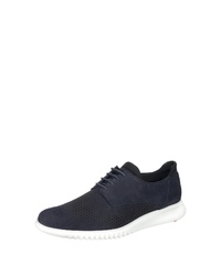 dunkelblaue Leder niedrige Sneakers von Lloyd