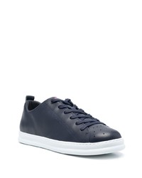 dunkelblaue Leder niedrige Sneakers von Camper