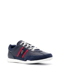 dunkelblaue Leder niedrige Sneakers von Polo Ralph Lauren