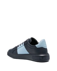 dunkelblaue Leder niedrige Sneakers von Bally