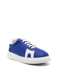 dunkelblaue Leder niedrige Sneakers von Camper