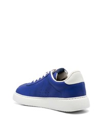 dunkelblaue Leder niedrige Sneakers von Camper