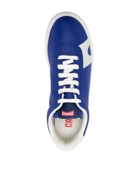 dunkelblaue Leder niedrige Sneakers von Camper