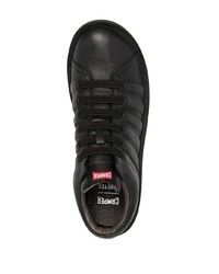 dunkelblaue Leder niedrige Sneakers von Camper