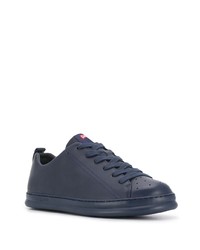 dunkelblaue Leder niedrige Sneakers von Camper