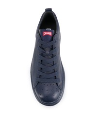 dunkelblaue Leder niedrige Sneakers von Camper