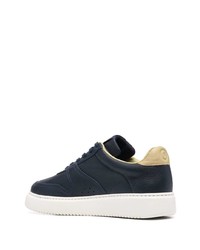 dunkelblaue Leder niedrige Sneakers von Camper