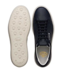 dunkelblaue Leder niedrige Sneakers von Church's