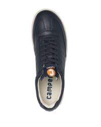 dunkelblaue Leder niedrige Sneakers von Camper