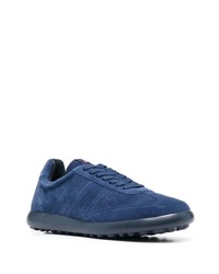 dunkelblaue Leder niedrige Sneakers von Camper