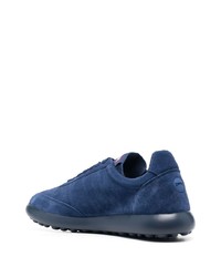 dunkelblaue Leder niedrige Sneakers von Camper