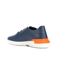 dunkelblaue Leder niedrige Sneakers von Tod's