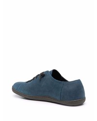 dunkelblaue Leder niedrige Sneakers von Camper