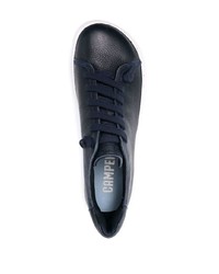 dunkelblaue Leder niedrige Sneakers von Camper