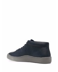 dunkelblaue Leder niedrige Sneakers von Camper