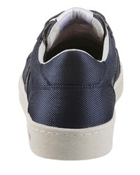 dunkelblaue Leder niedrige Sneakers von Replay