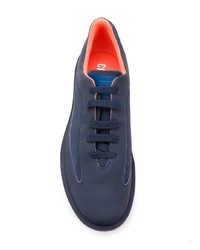 dunkelblaue Leder niedrige Sneakers von Camper