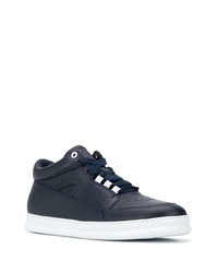 dunkelblaue Leder niedrige Sneakers von Camper