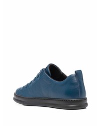 dunkelblaue Leder niedrige Sneakers von Camper