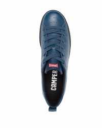 dunkelblaue Leder niedrige Sneakers von Camper