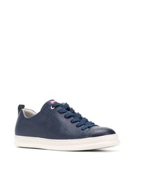 dunkelblaue Leder niedrige Sneakers von Camper