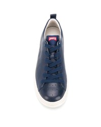 dunkelblaue Leder niedrige Sneakers von Camper