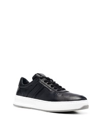 dunkelblaue Leder niedrige Sneakers von Tod's