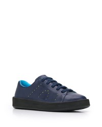 dunkelblaue Leder niedrige Sneakers von Camper