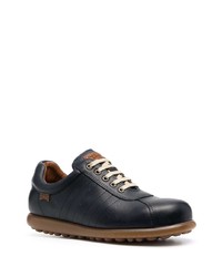 dunkelblaue Leder niedrige Sneakers von Camper