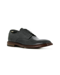 dunkelblaue Leder Oxford Schuhe von Officine Creative