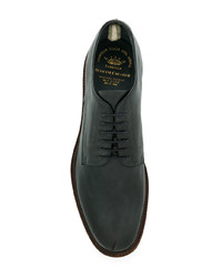 dunkelblaue Leder Oxford Schuhe von Officine Creative