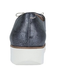 dunkelblaue Leder Oxford Schuhe von Donna Carolina