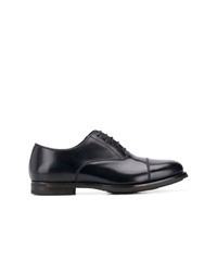dunkelblaue Leder Oxford Schuhe von Fefè