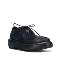 dunkelblaue Leder Oxford Schuhe von Marsèll