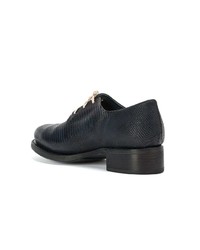 dunkelblaue Leder Oxford Schuhe von Cherevichkiotvichki