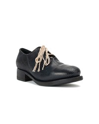 dunkelblaue Leder Oxford Schuhe von Cherevichkiotvichki