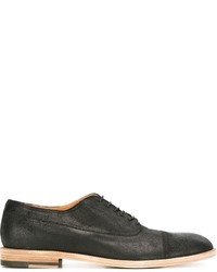 dunkelblaue Leder Oxford Schuhe von Maison Margiela