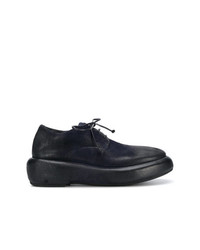 dunkelblaue Leder Oxford Schuhe von Marsèll