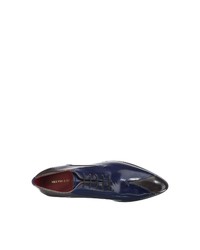 dunkelblaue Leder Oxford Schuhe von Melvin&Hamilton