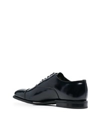 dunkelblaue Leder Oxford Schuhe von Church's