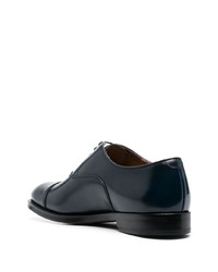 dunkelblaue Leder Oxford Schuhe von Doucal's