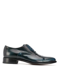 dunkelblaue Leder Oxford Schuhe von Scarosso