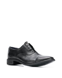 dunkelblaue Leder Oxford Schuhe von Premiata