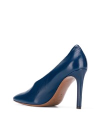 dunkelblaue Leder Pumps von L'Autre Chose