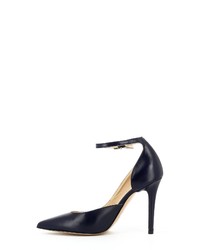 dunkelblaue Leder Pumps von Evita