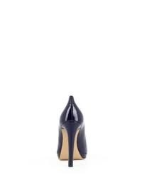 dunkelblaue Leder Pumps von Evita