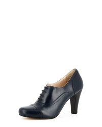 dunkelblaue Leder Pumps von Evita